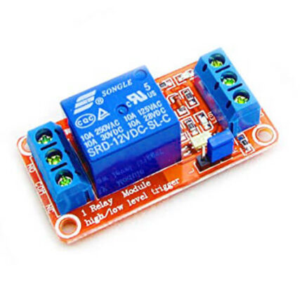 12V 1 Channel Red Color Relay Module