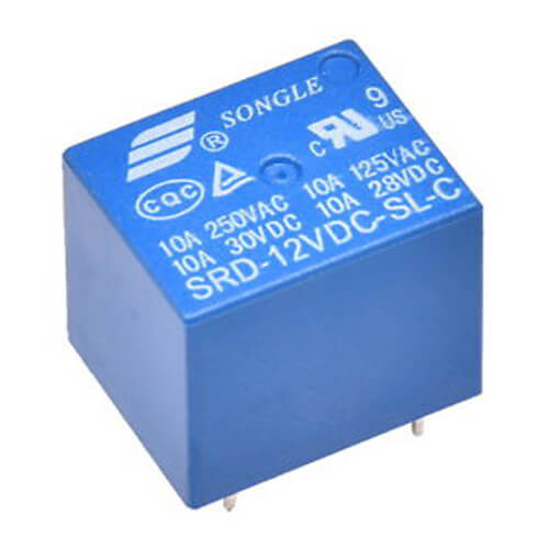 DC 5Pin 12v 10A Relay (Songle)