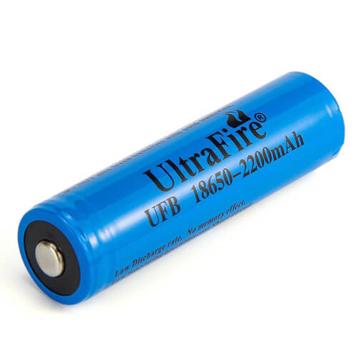 3.7V 18650 Rechargeable Lithium Ion Battery