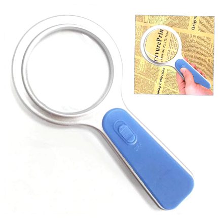 Handheld Magnifying Glass with LED Light