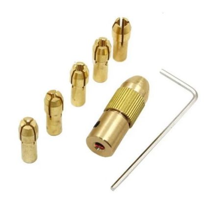 7 in 1 Drill Chuck Set for 775 DC Motor – 5mm Shaft Compatible