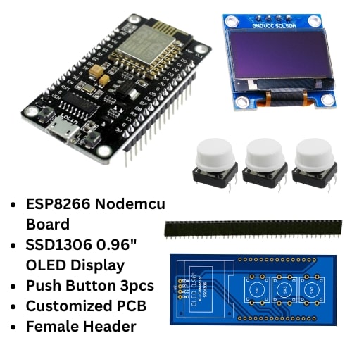 ESP8266 Deauther DIY Kit with PCB