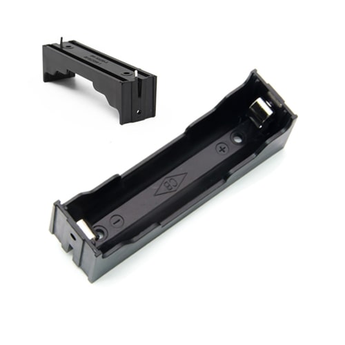18650 Lithium Battery Holder (1 Slot, Pin Type)-min 18650 Lithium Battery Holder (1 Slot, Pin Type) - Image 1