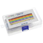 600pcs 1/4W Metal Film Resistor Kit with 30 Values