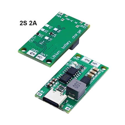 2S 2A Lithium Battery BMS Charging & Protection Module