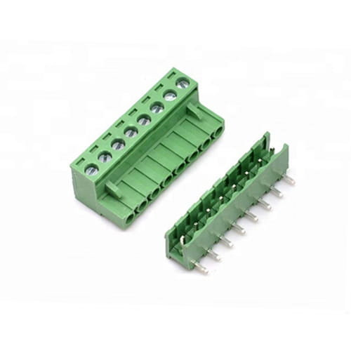 6 Pin 5.08mm Pitch L-Type Pluggable Screw Terminal Connector Set 6 Pin 5.08mm Pitch L-Type Pluggable Screw Terminal Connector Set