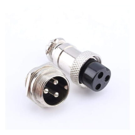 GX16 4-Pin Metal Aviation Plug Socket Connector Set