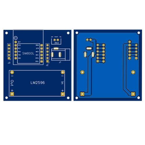 SIM800L GSM Module Power Management & Interface PCB SIM800L GSM Module Power Management & Interface PCB