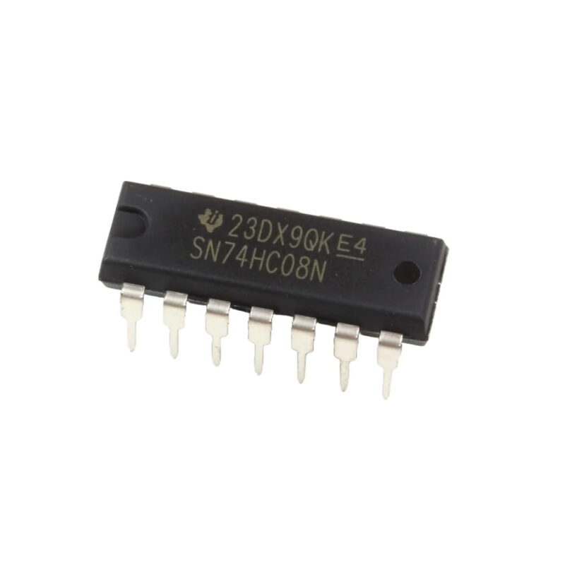 74HC08 High-Speed CMOS Quad 2-Input AND Gate IC (DIP-14)