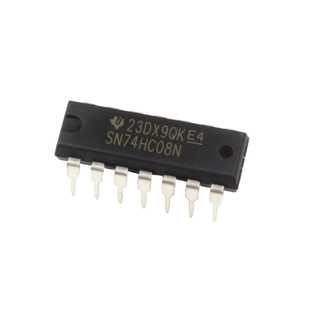 74HC08 High-Speed CMOS Quad 2-Input AND Gate IC (DIP-14) 74HC08 High-Speed CMOS Quad 2-Input AND Gate IC (DIP-14)